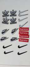 Naprasowywanki naszywki Nike, adidas, supreme.