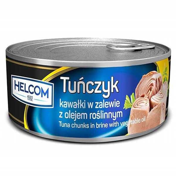 Тунець шматками в олії Helcom, Tunczyk kawalki w oleju, 170 г.