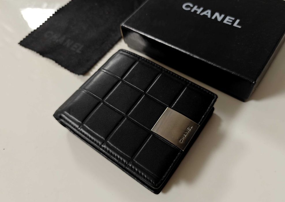 Кошелек CHANEL ! Оригинал Made in Italy ! Кожа ягненка ! Унисекс.