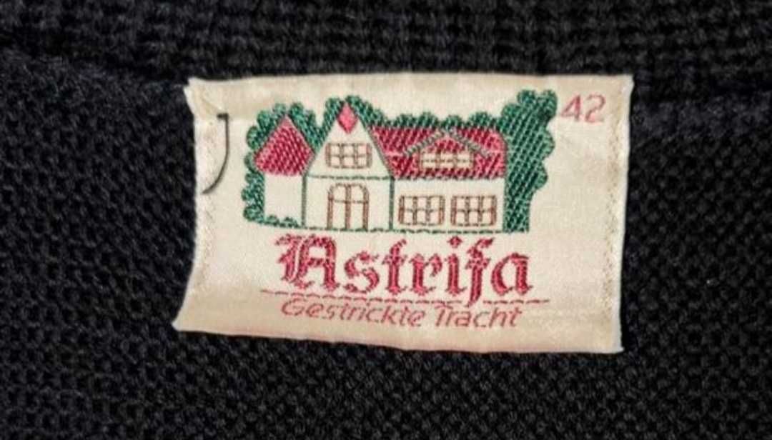 Винтажный австрийский жакет кардиган astrifa винтаж