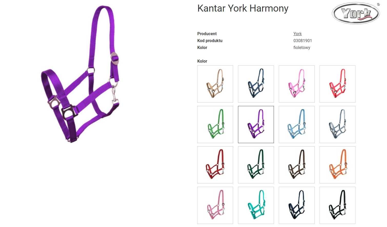 Kantar York Harmony fioletowy Full