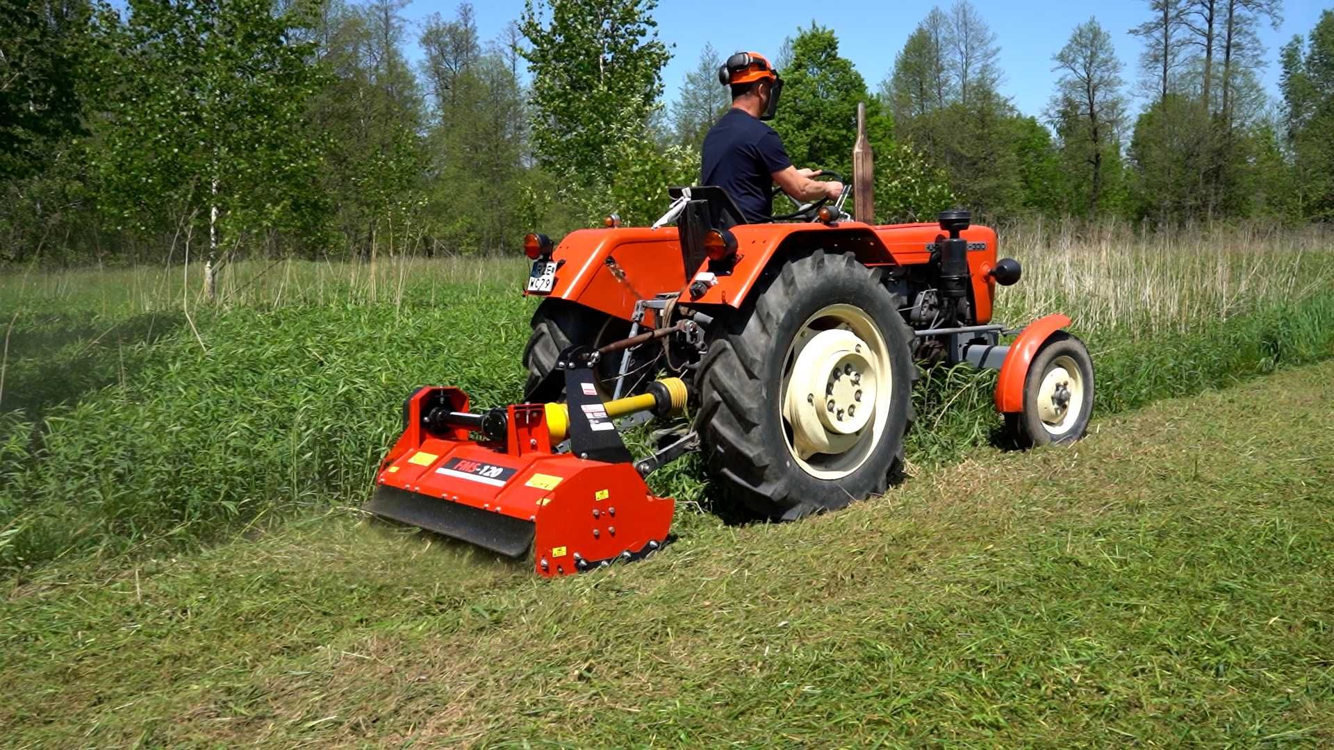 KOSIARKA bijakowa mulczer do trawy == REMETCNC fms120===