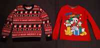 Sweter i bluzka świąteczna