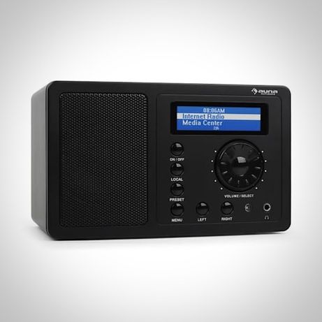 Radio internetowe Auna IR-130 W-LAN czarne streaming