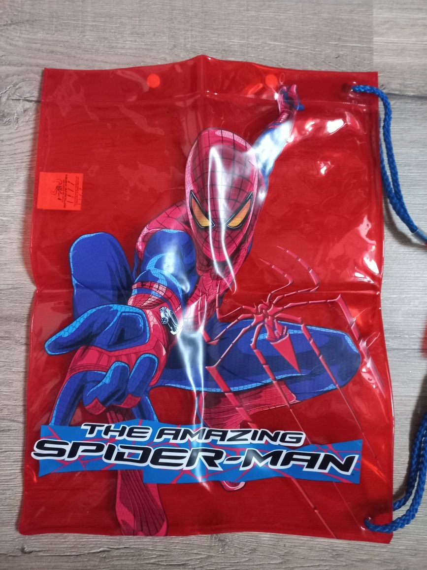 Сумка пакет рюкзак для сменки человек паук