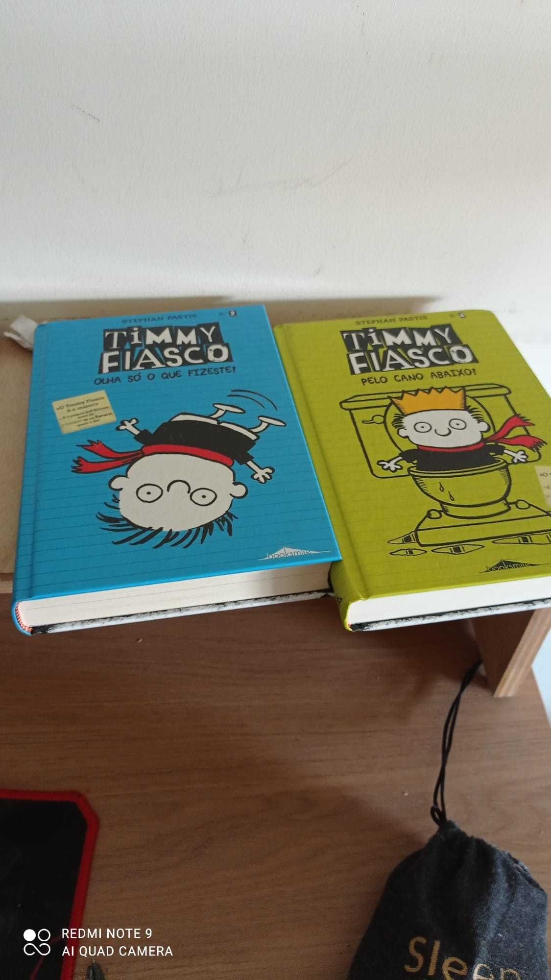 Livros "Timmy Fiasco"