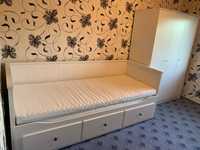 Ikea раскладная кровать в 2-х спальную-кушетка с 3 ящиками