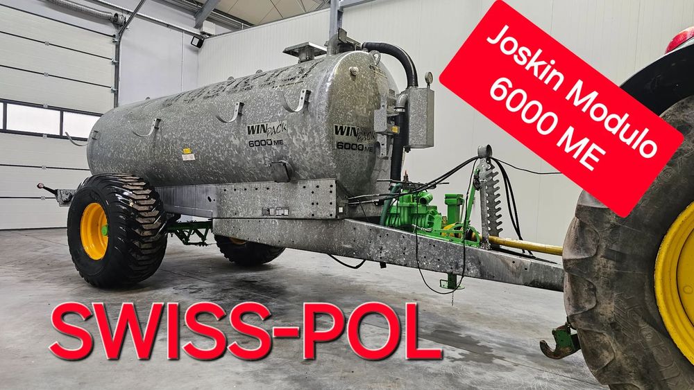 Joskin 7000 Modulo 2 Joskin 6000L  Beczka ascenizacyjna Szambiarka Beczkowóz Koscian  MEPROZET PN Pichon  Posiadamy Transport Agro-Max