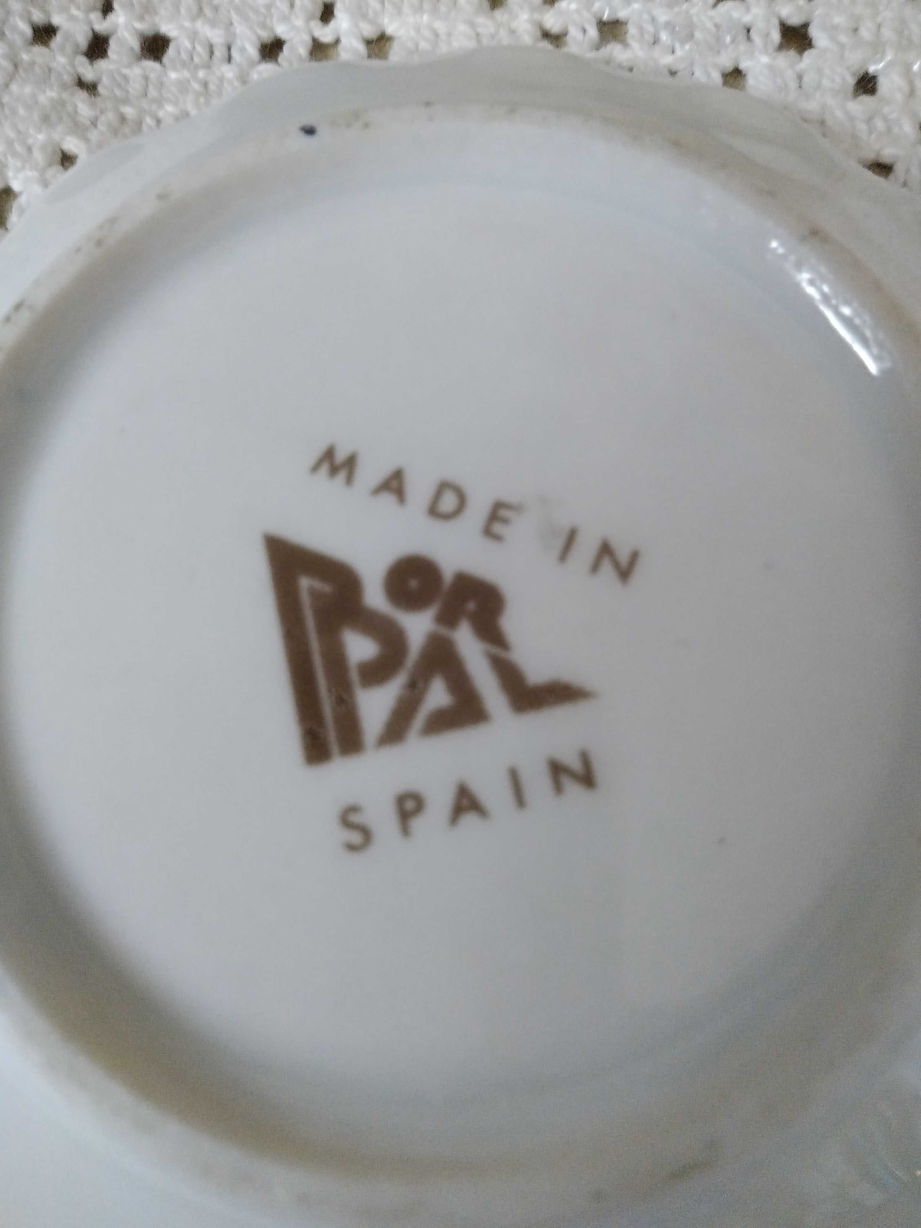 Talerzyk ceramiczny hiszpański miniatura śr 8 cm