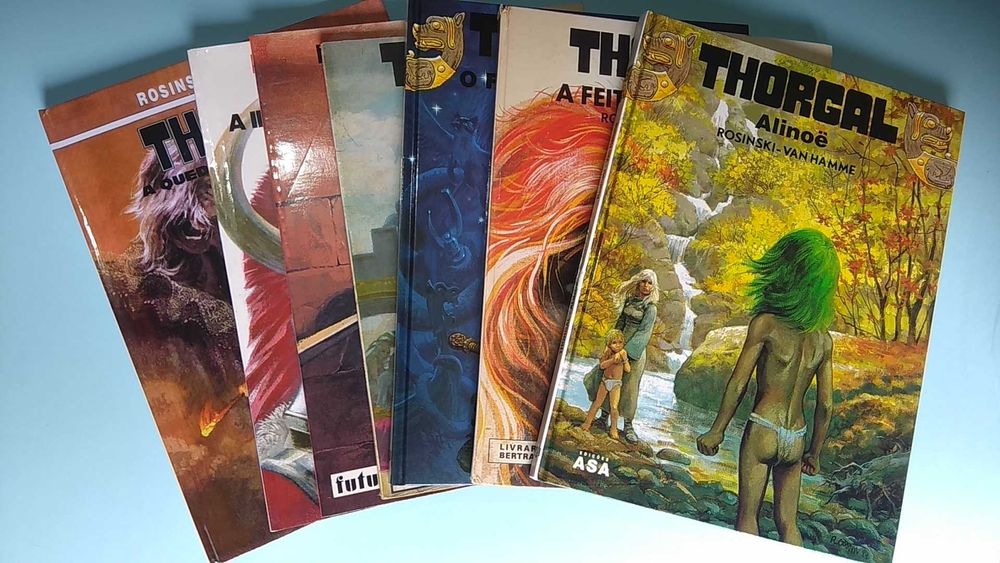 THORGAL - Rosinski & Van Hamme - 8 volumes, ver fotos