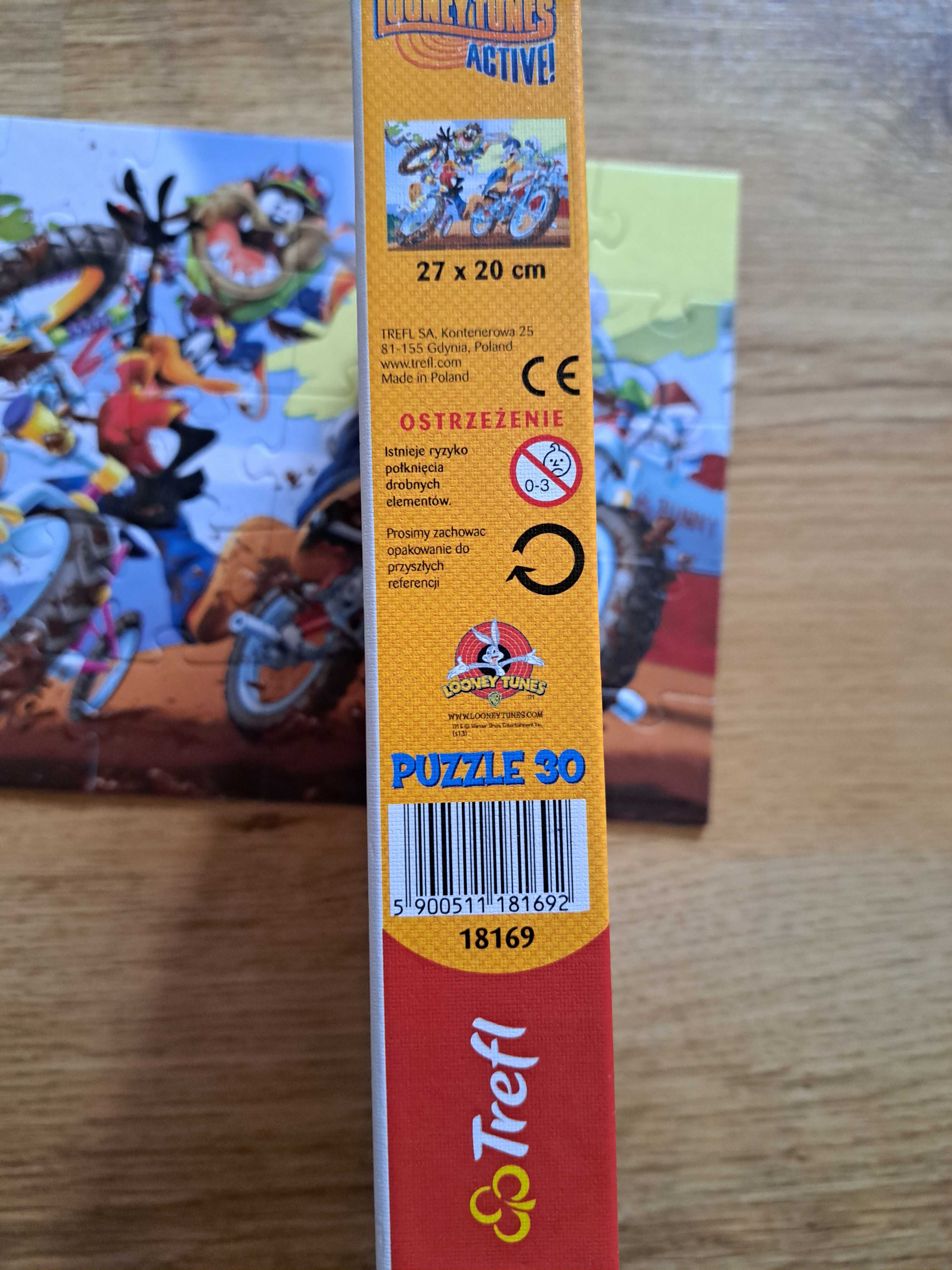 Puzzle Looney Tunes active KRÓLIK BUGS I PRZYJACIELE 30el. 18169