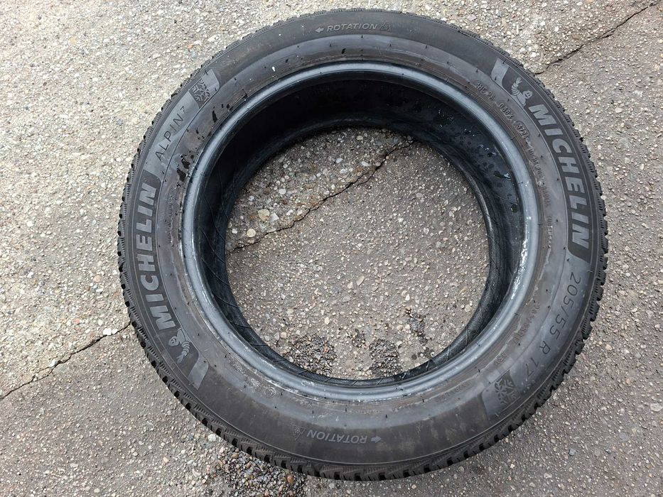 OPONA ZIMOWA,POJEDYNKA 17'' 205/55R17 95V MICHELIN Alpin 7,2024r