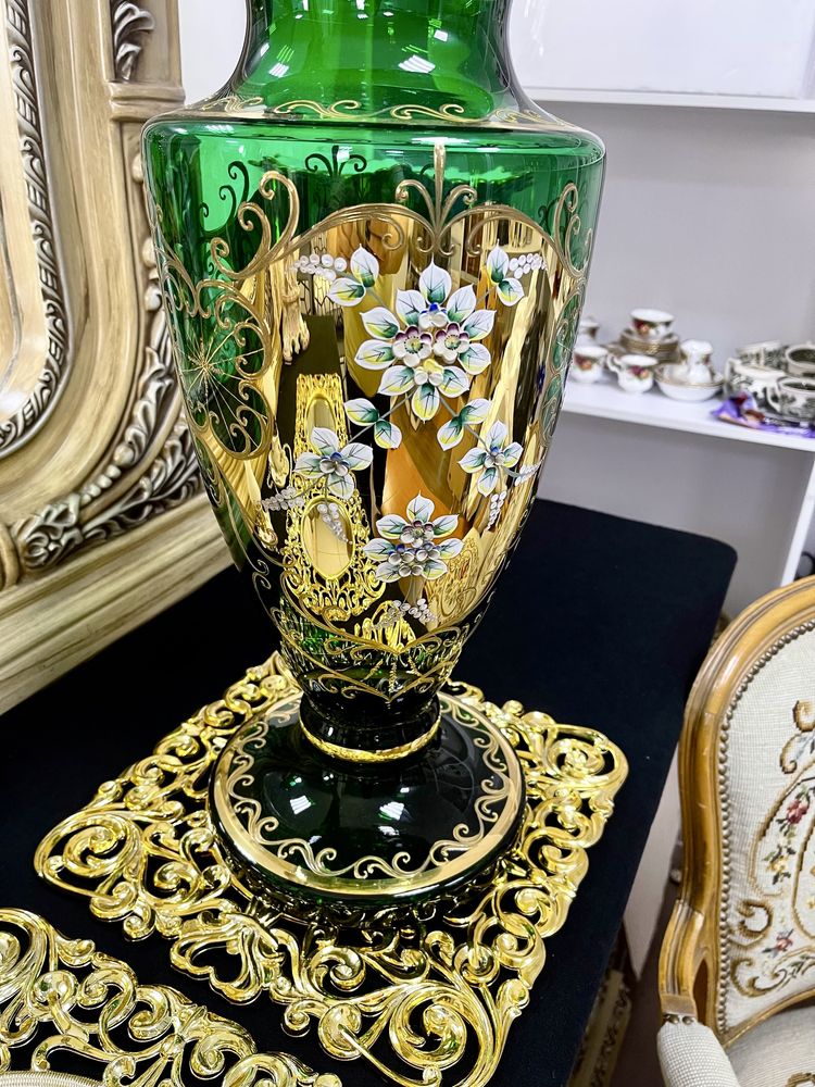 Велика напольна ваза Богемія