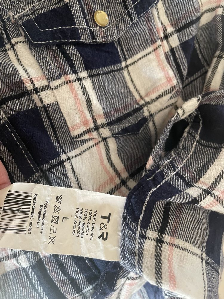 Koszula flanelowa damska w kratkę