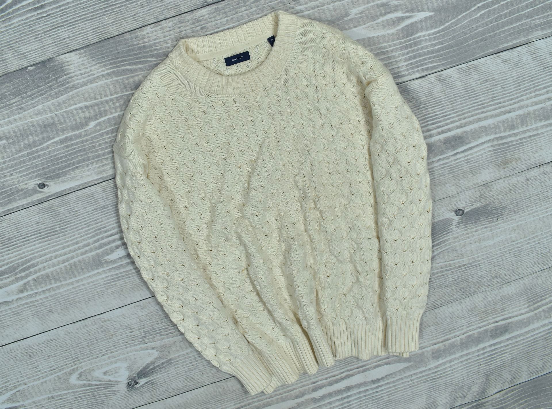 Gant Sweter Damski O Luźnym Kroju Z Domieszką Wełny M