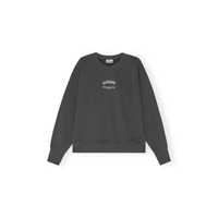 Світшот Ganni Have a Nice Day! Sweatshirt Grey