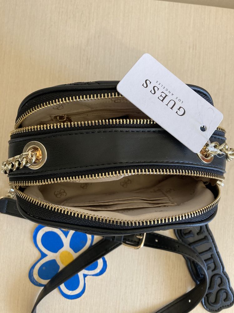 Сумка guess quilted mini satchel