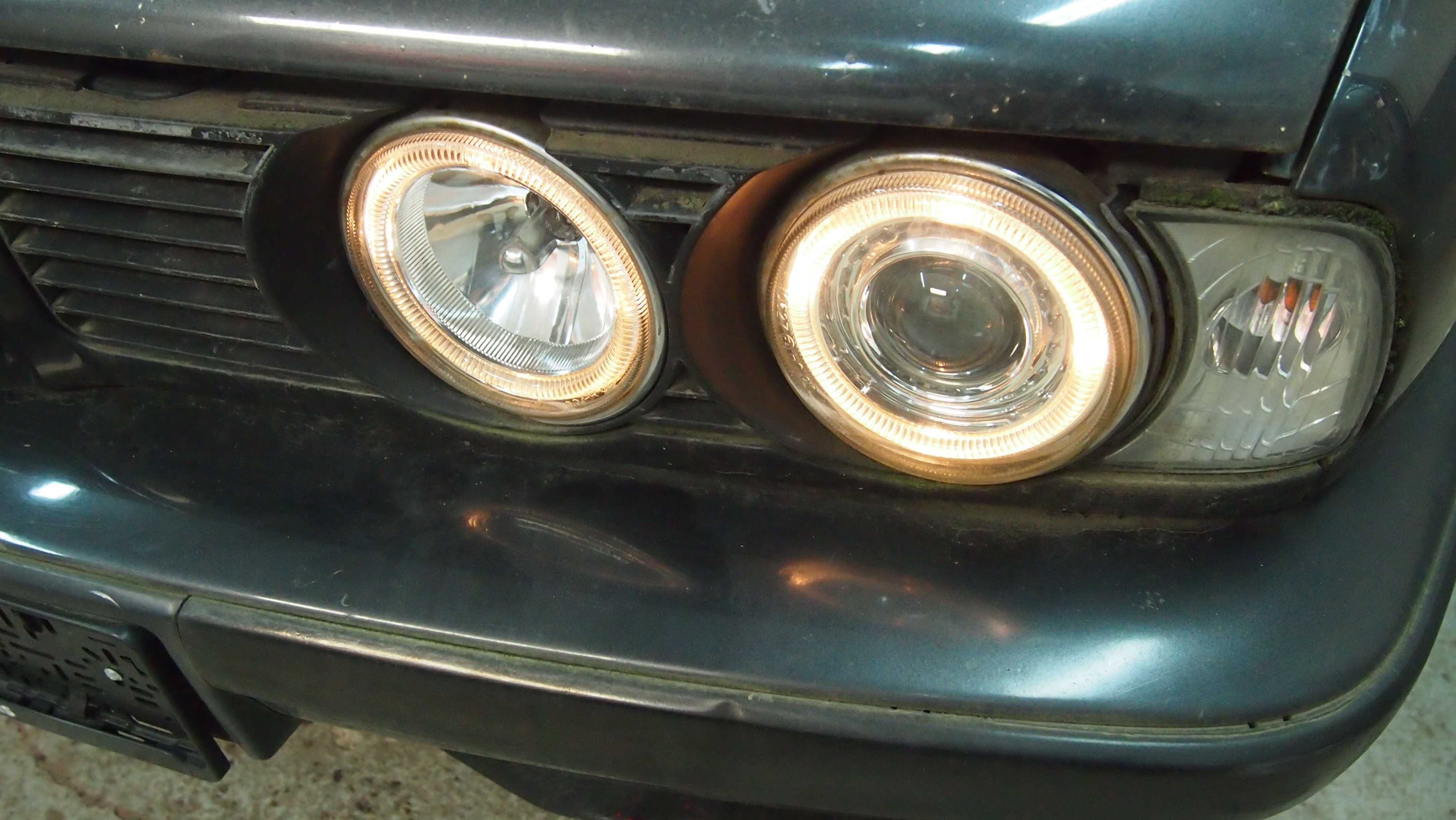 BMW E34 Lampy przód Kierunkowskazy ringi soczewka Tuning