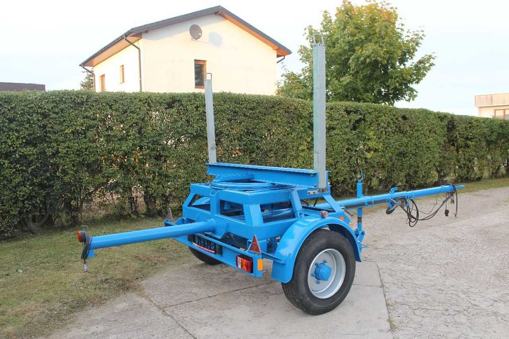 Przyczepa dłużyca dłużycowa do stali drutu słupów energetyka 5 Ton