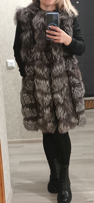 Жилетка з натурального хутра, М