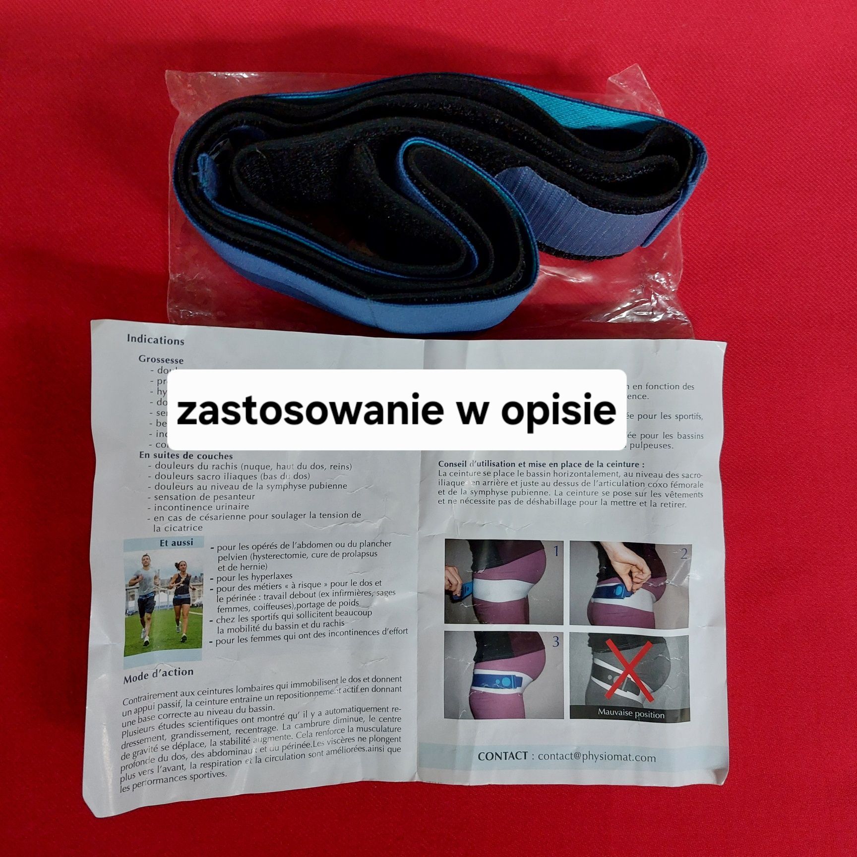 Pas miednicowy dla kobiet w ciąży i po porodzie