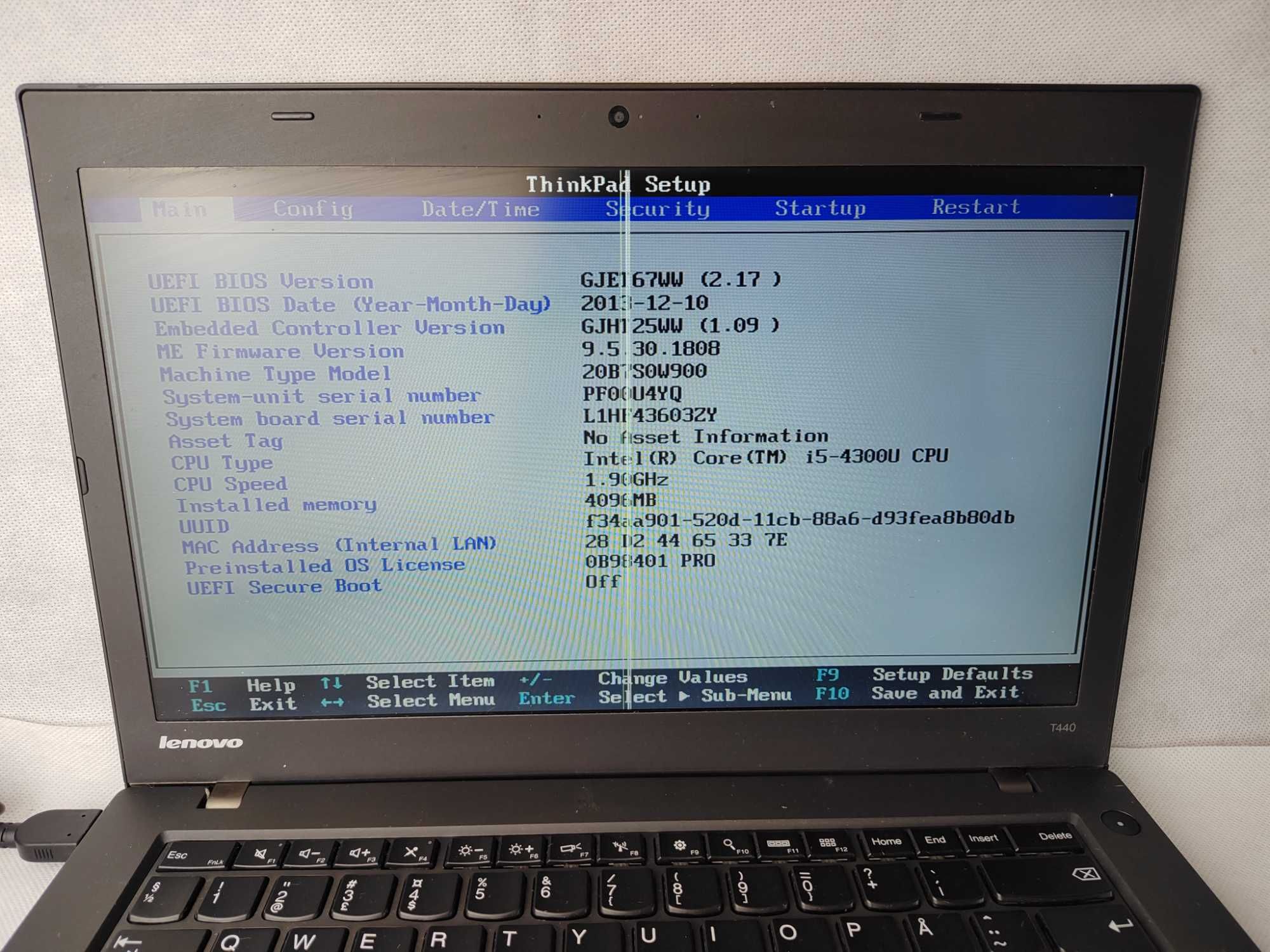 OKAZJA! | Lenovo ThinkPad T440 | Core i5-4300U | Bios OK | Sklep FV23