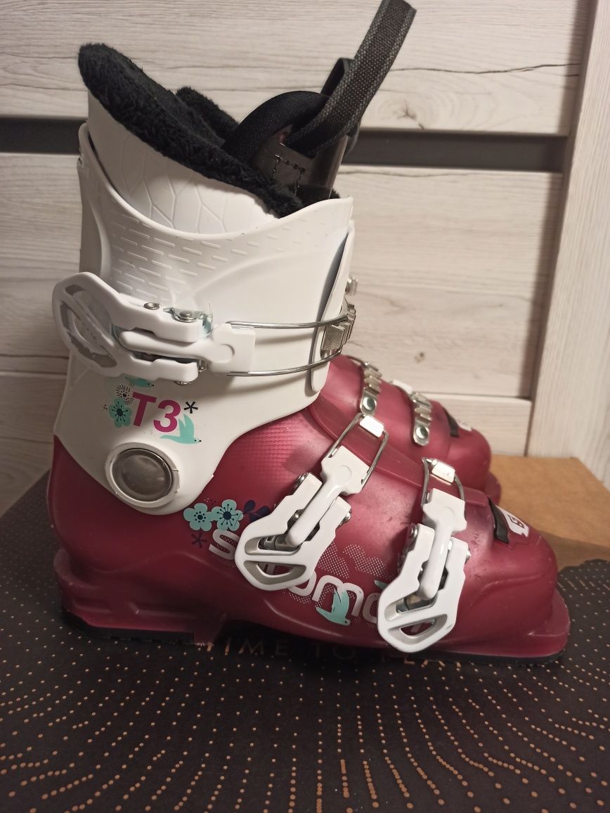 Buty narciarskie dla dziecka junior Salomon T3 rozm. 23/23,5