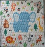 Mata do zabawy dla niemowląt Funslund 127x127 cm bawełniana