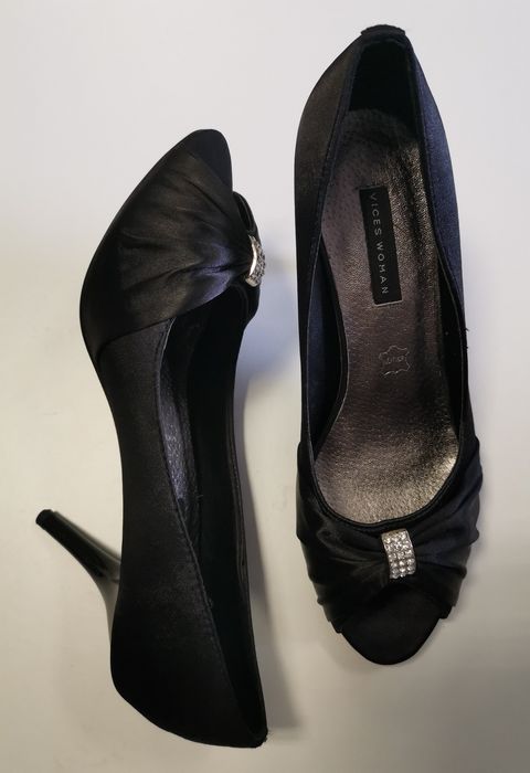 Pantofle damskie z odkrytym palcem