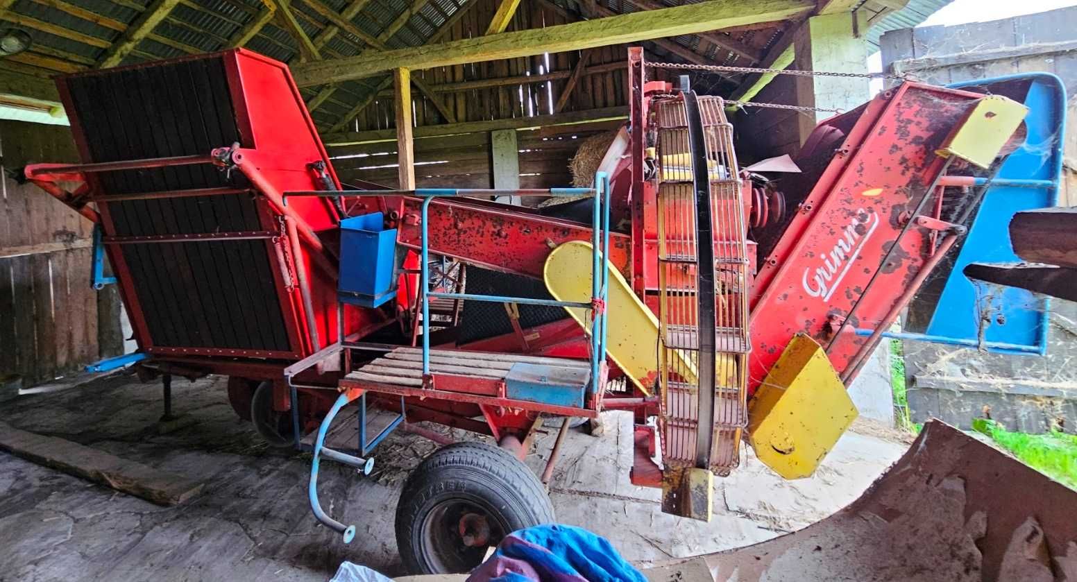 Kombajn do ziemniaków Grimme Europa - garażowany, skrętne koła