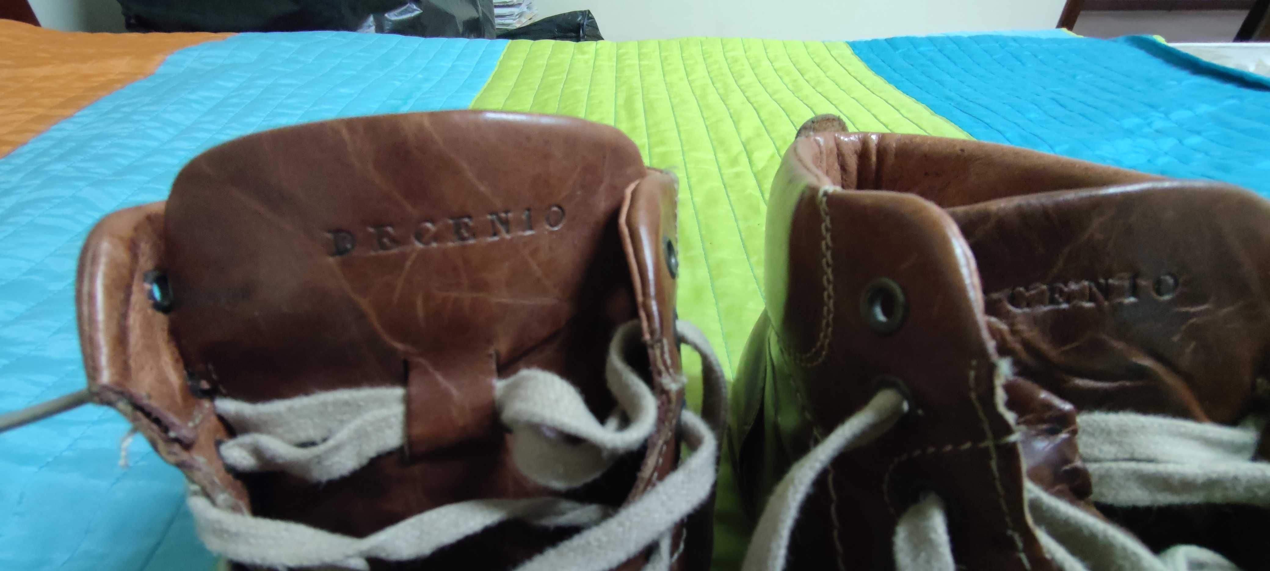 Botas 100% pele da Decénio tam. 44
