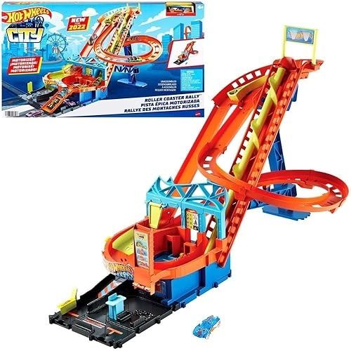 Pista Hot Wheels  Roller Coaster Rally