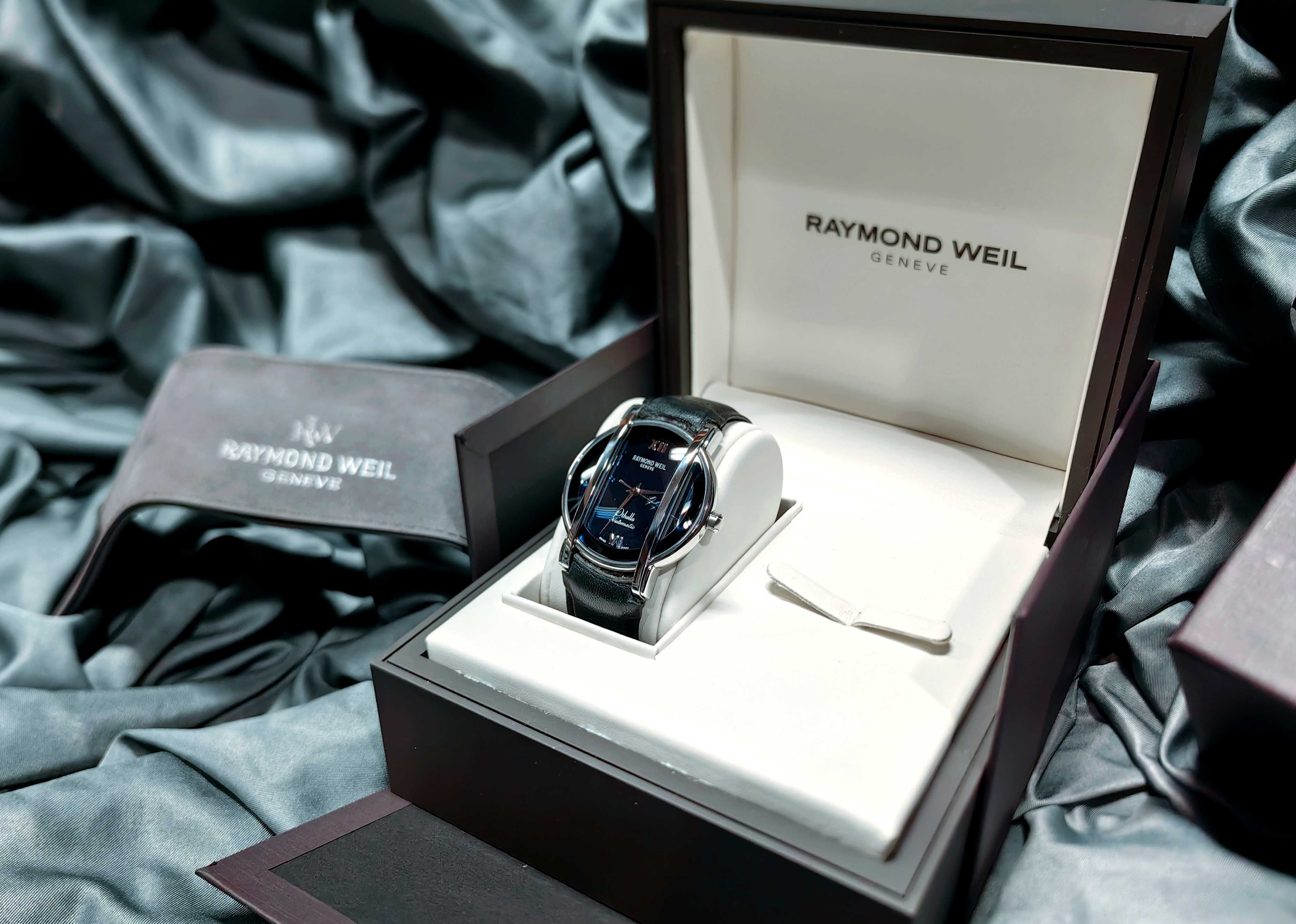 Zegarek Raymond Weil Othello XL Automatic 21J Blue Dial Swiss Made BOX