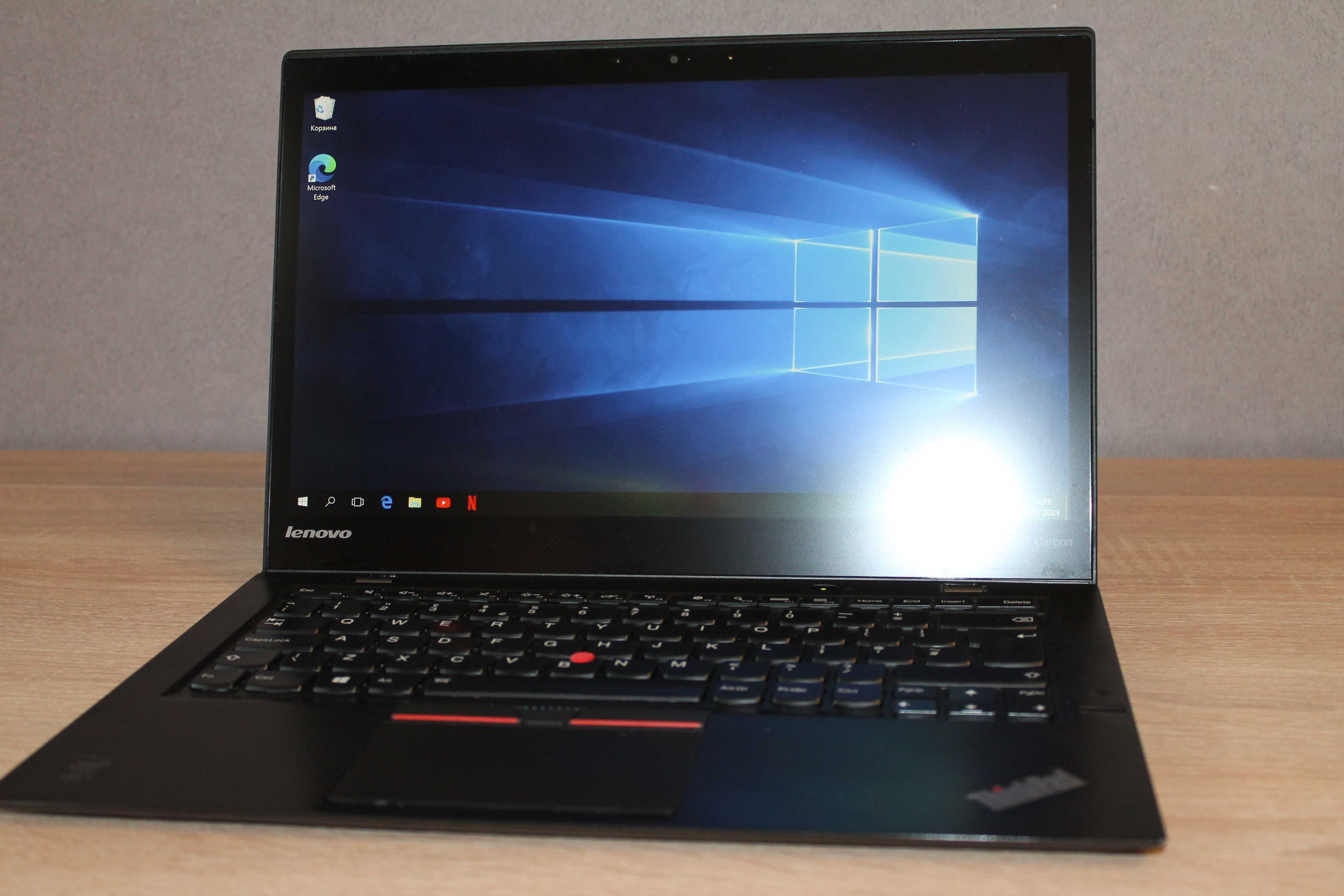 Ультрабук Lenovo ThinkPad X1 Carbon Gen 3 I7-5600U, 8gb, 512ssd