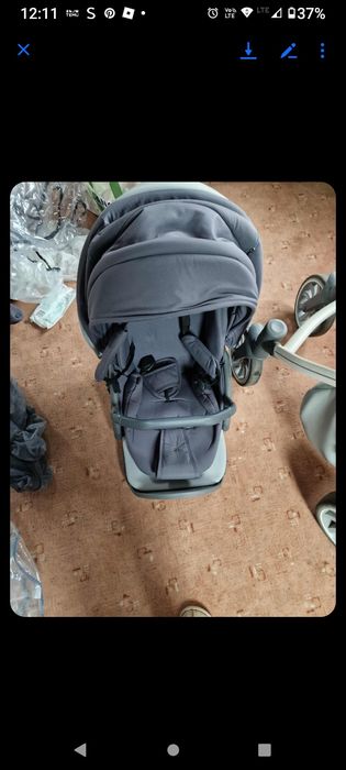 Wózek 3x1 wszy żestkie akcesoria Anex Sport