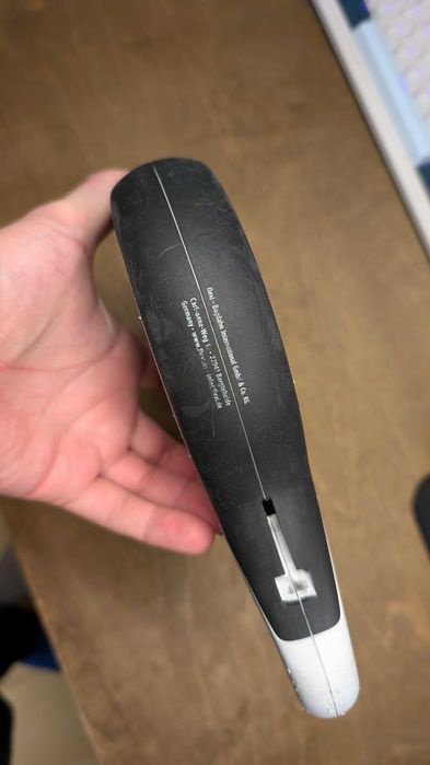 Smycz Flexi Comfort Large Biało/Czarna