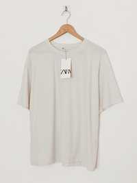 Koszulka męska z tkaniny bawełnianej | Zara Portugal M