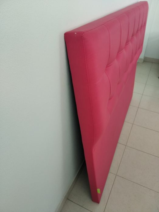 Cabeceira semi nova rosa