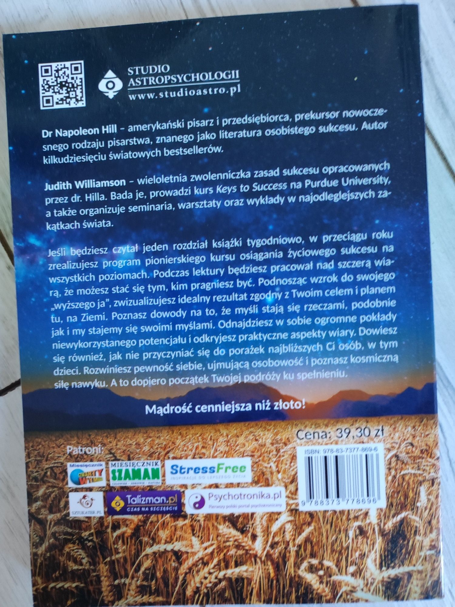 Książka Napoleon Hill przechytrzyć diabła,  złote myśli Naolona Hillar