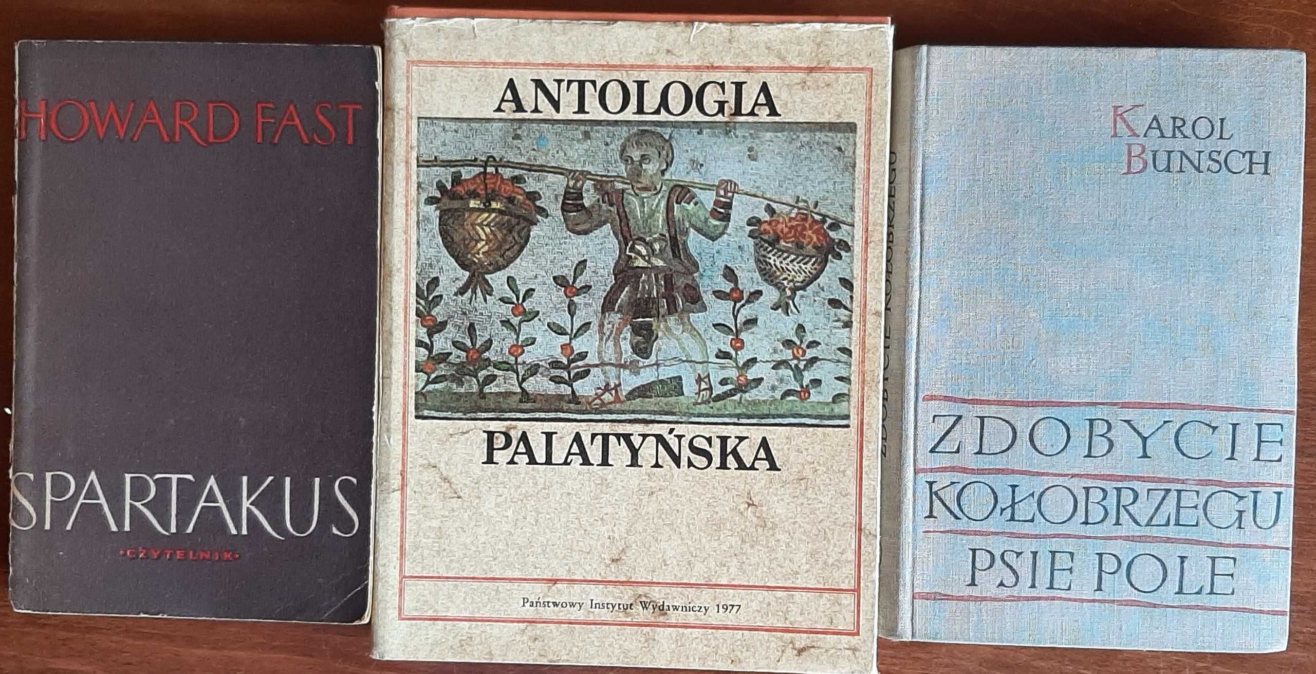 'Spartakus', 'antologia Palatyńska', 'Zdobycie Kołobrzegu', 'Psie Pole