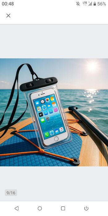 Etui pokrowiec na telefon wodoszczelne pieniądze dokumenty