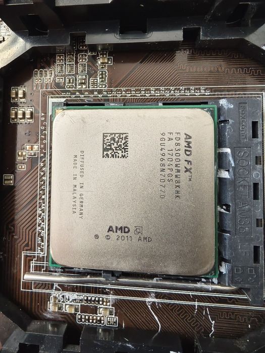 Комплект FX 8300 , 16gb ram, материнська плата am3+. Дифект!