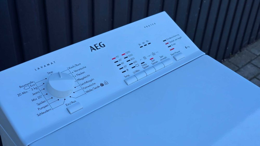 Pralka ładowana od góry AEG(Electrolux) 6kg, 1200obr, program 20min