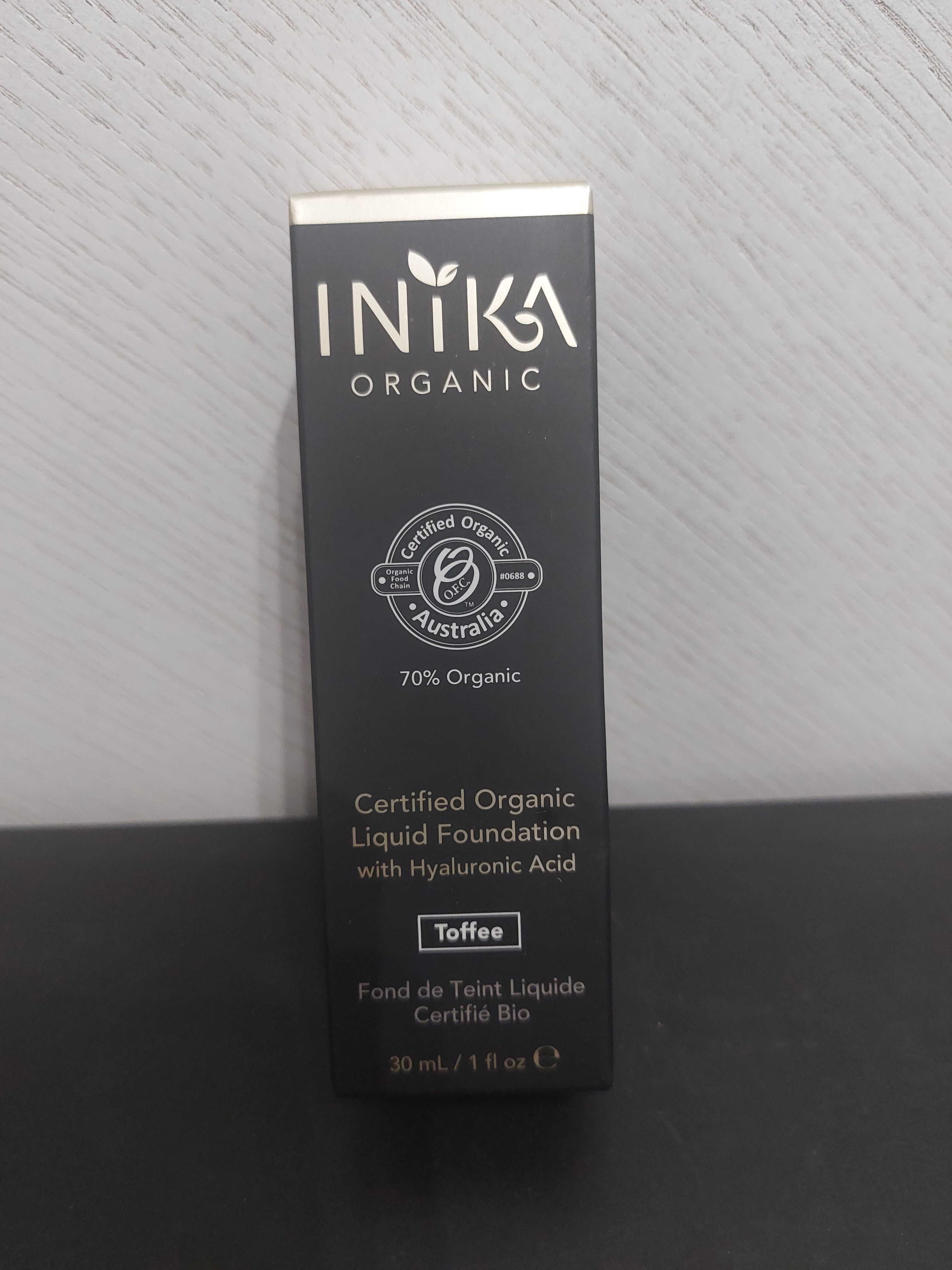 INIKA - oryginalny płynny podkład mineralny, kolor Toffee 30 ml