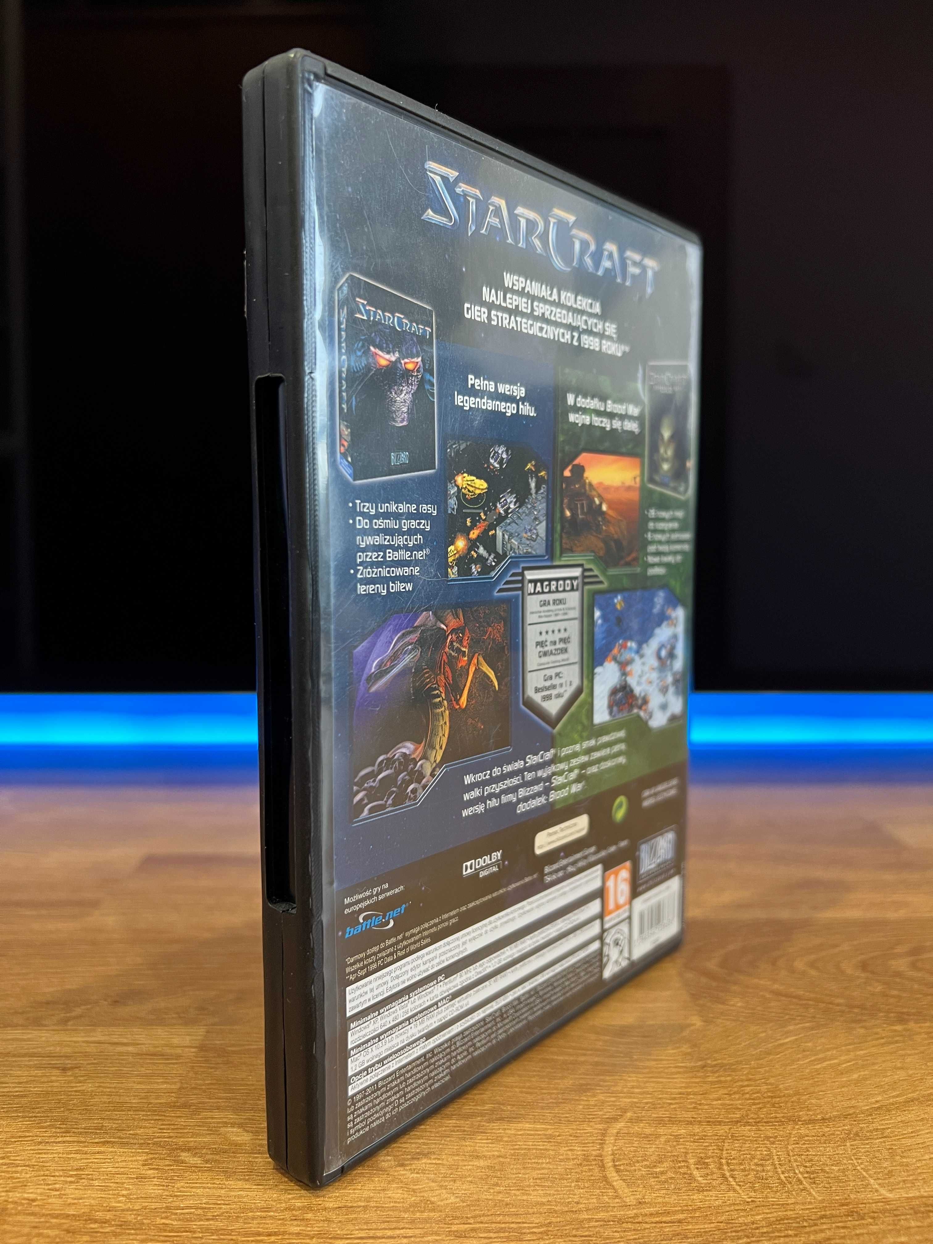 StarCraft + Brood War gra (PC PL 2011) DVD BOX kompletne wydanie