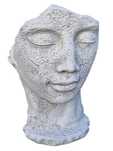 figura ogrodowa twarz popiel 120 cm