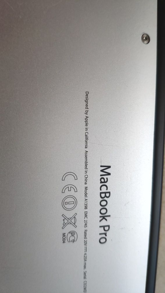 Macbook pro i7/16Gb/2Gb/256Gb