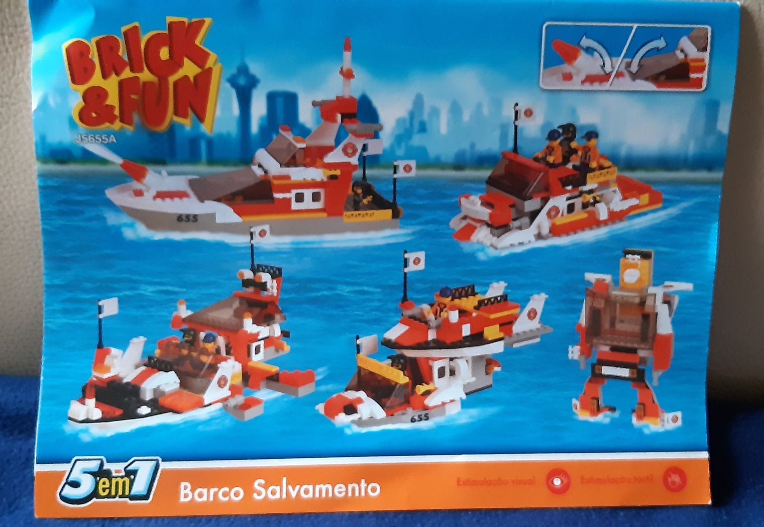 Lego Barco marca brick e fun