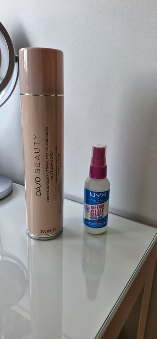 2 utrwalacze do makijażu- Daso i Nyx- nowe