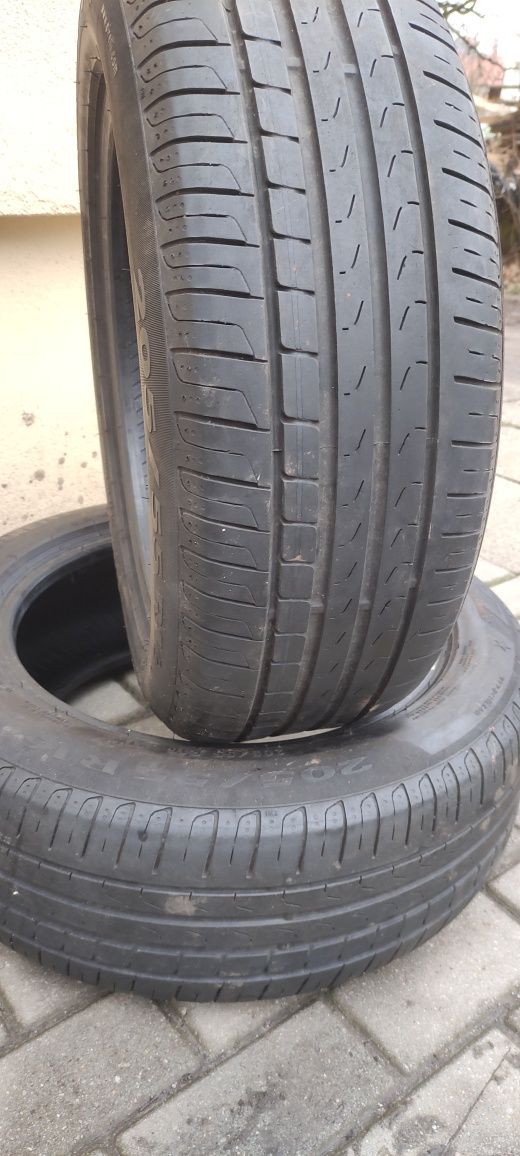 Opony letnie z 2017r 5mm 205/55/16 Pirelli PN